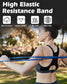 Zacro Pull Up Bands (15-35lbs) - Resistance Bands for Men and Women - Exercise Loop Bands with Door Anchor, Training Poster & Pouch for Workout Home Gym Exercise, Yoga, Pull Up Assistance Bands