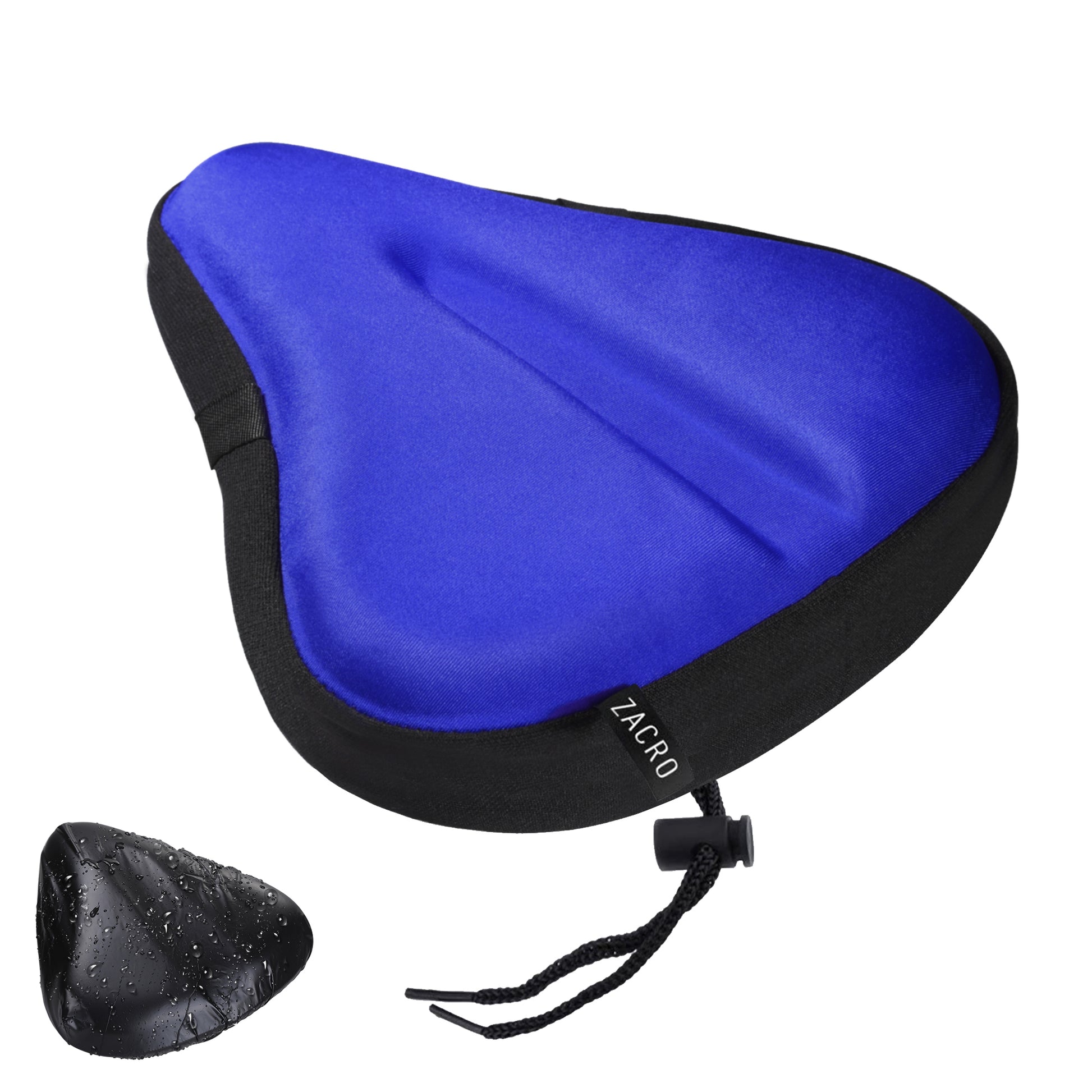 Elbourn 2PACK Gel Bike Seat Cover (11x7.5 inch)- Premium Bicycle Saddle  Pad, Extra Gel Cushion- Bike Saddle Cushion, Bike Seat Cover with Water &  Dust